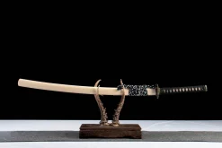 Alternative view of Oath of Return - Hand Forged 1065 Carbon Steel Katana Sword