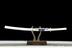 Silver Frost - Hand Forged 1065 Carbon Steel Katana Sword