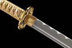 Alternative view of Steel Wind - Hand Forged 1065 Carbon Steel Katana Sword