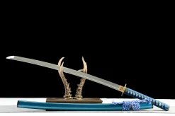 Alternative view of Steel Wing - Hand Forged 1065 Carbon Steel Katana Sword