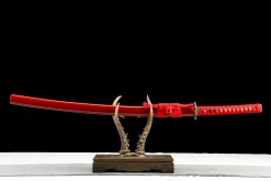 Vermilion Edge - Hand Forged 1065 Carbon Steel Katana Sword