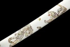 Alternative view of White Tiger (啸) - Hand Forged 1065 Carbon Steel Katana Sword