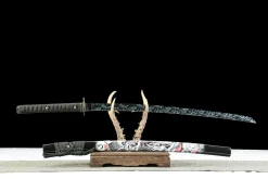 Alternative view of World's End - Hand Forged 1065 Carbon Steel Katana Sword