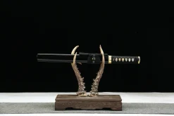 Cold Radiance - Hand Forged 1065 Carbon Steel Tanto Sword