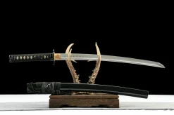 Alternative view of Shadow Phantom - Hand Forged 1065 Carbon Steel Wakizashi Sword