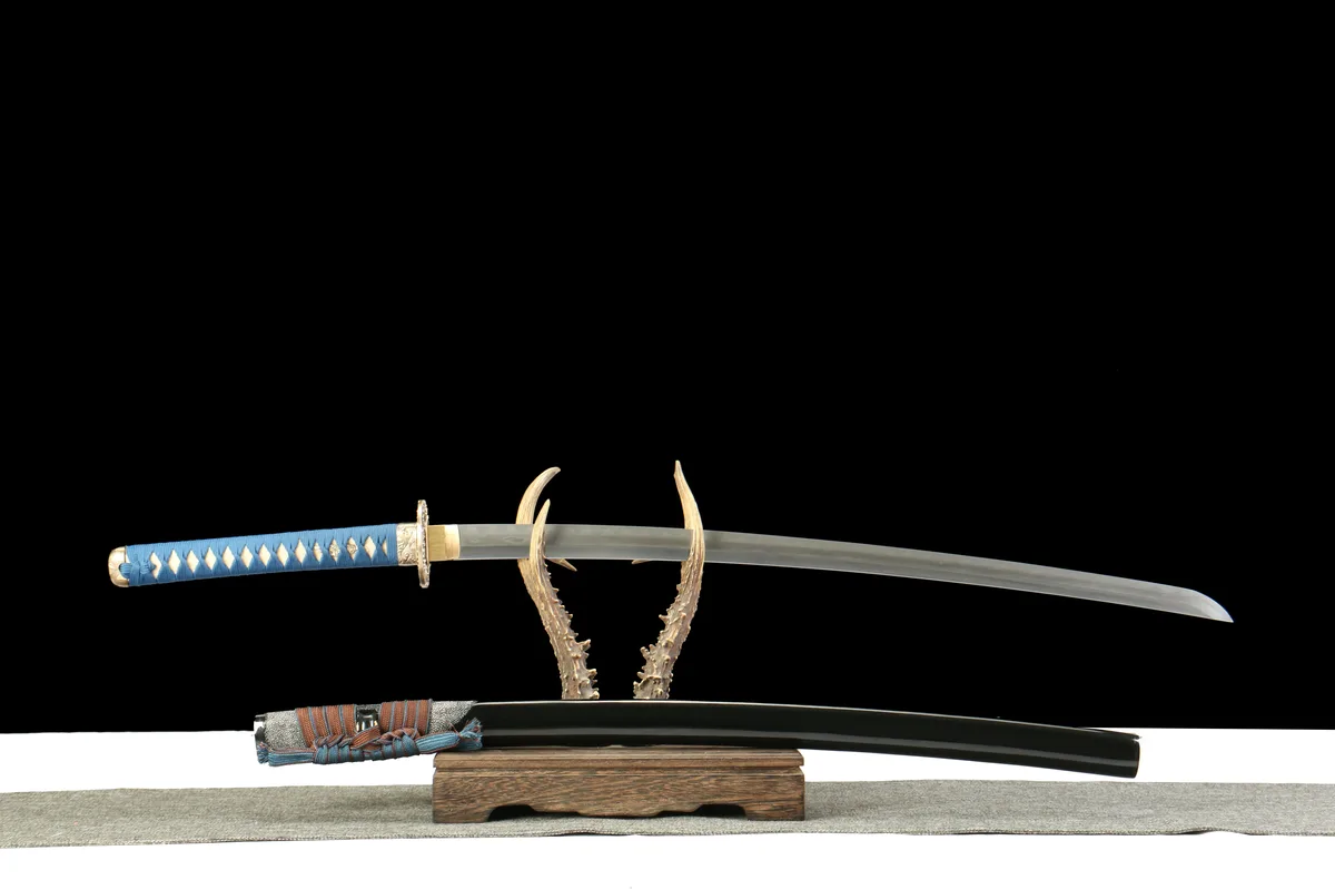 Azure Void - Hand Forged Artisan Hand-Forged Steel Katana Sword - Image 2
