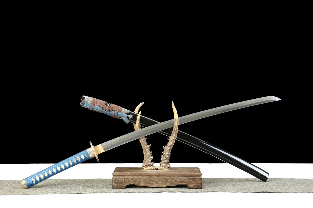 Azure Void - Hand Forged Artisan Hand-Forged Steel Katana Sword - Image 6