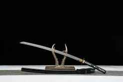 Alternative view of Celestial Jade - Hand Forged Artisan Hand-Forged Steel Katana Sword