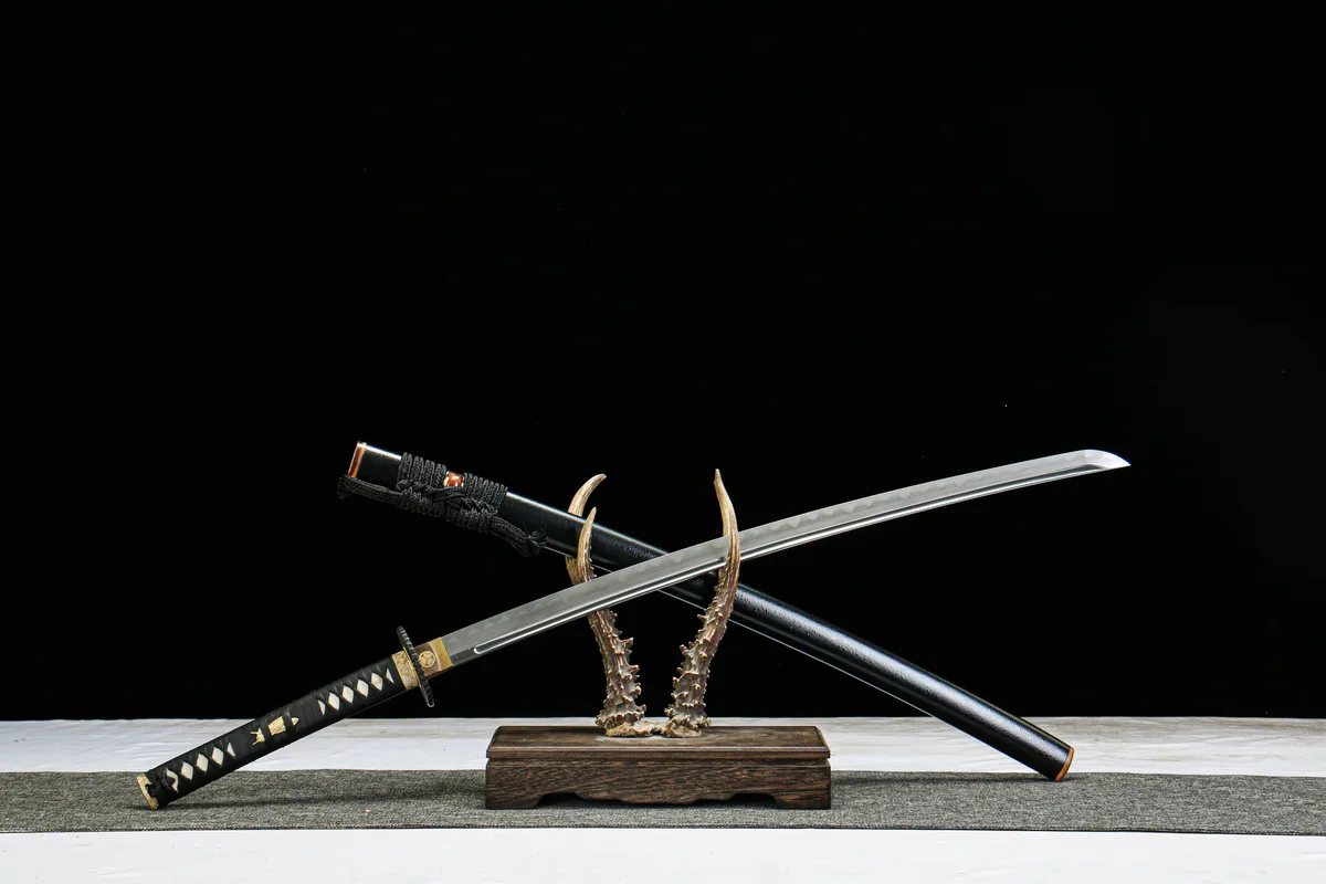 Celestial Jade - Hand Forged Artisan Hand-Forged Steel Katana Sword - Image 6