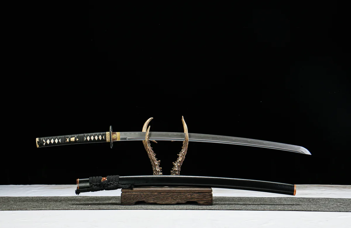 Celestial Jade - Hand Forged Artisan Hand-Forged Steel Katana Sword - Image 7