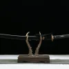 Silent Orchid - Hand Forged Artisan Hand-Forged Steel Wakizashi Sword