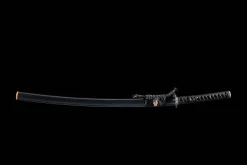 Dark Night Sovereign - Hand Forged Clay-Tempered Damascus Steel Katana Sword