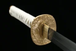 Alternative view of Crimson Gale - Hand Forged Damascus Steel Katana Sword