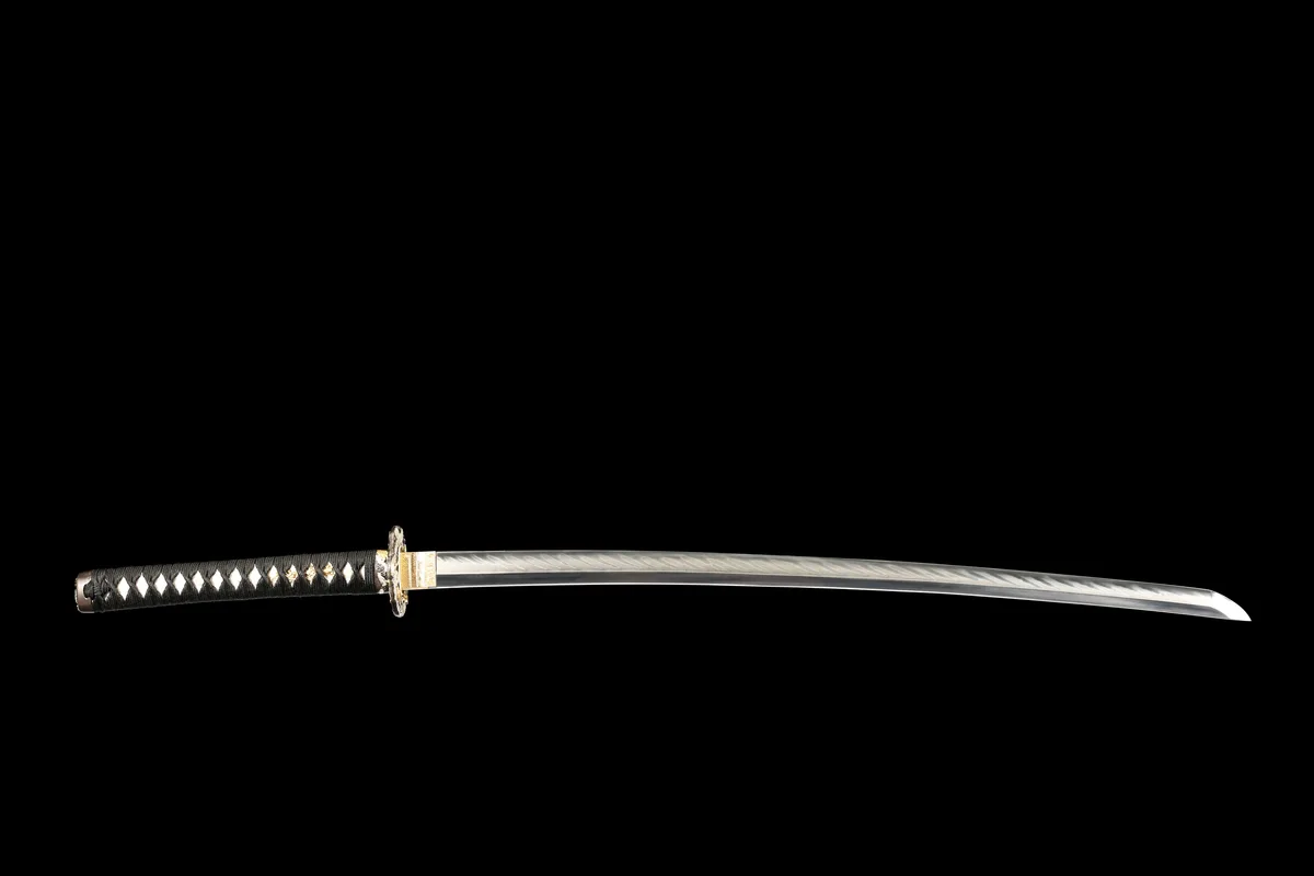 Crimson Flame Cloud Cleave - Hand Forged T10 Tool Steel Katana Sword - Image 11