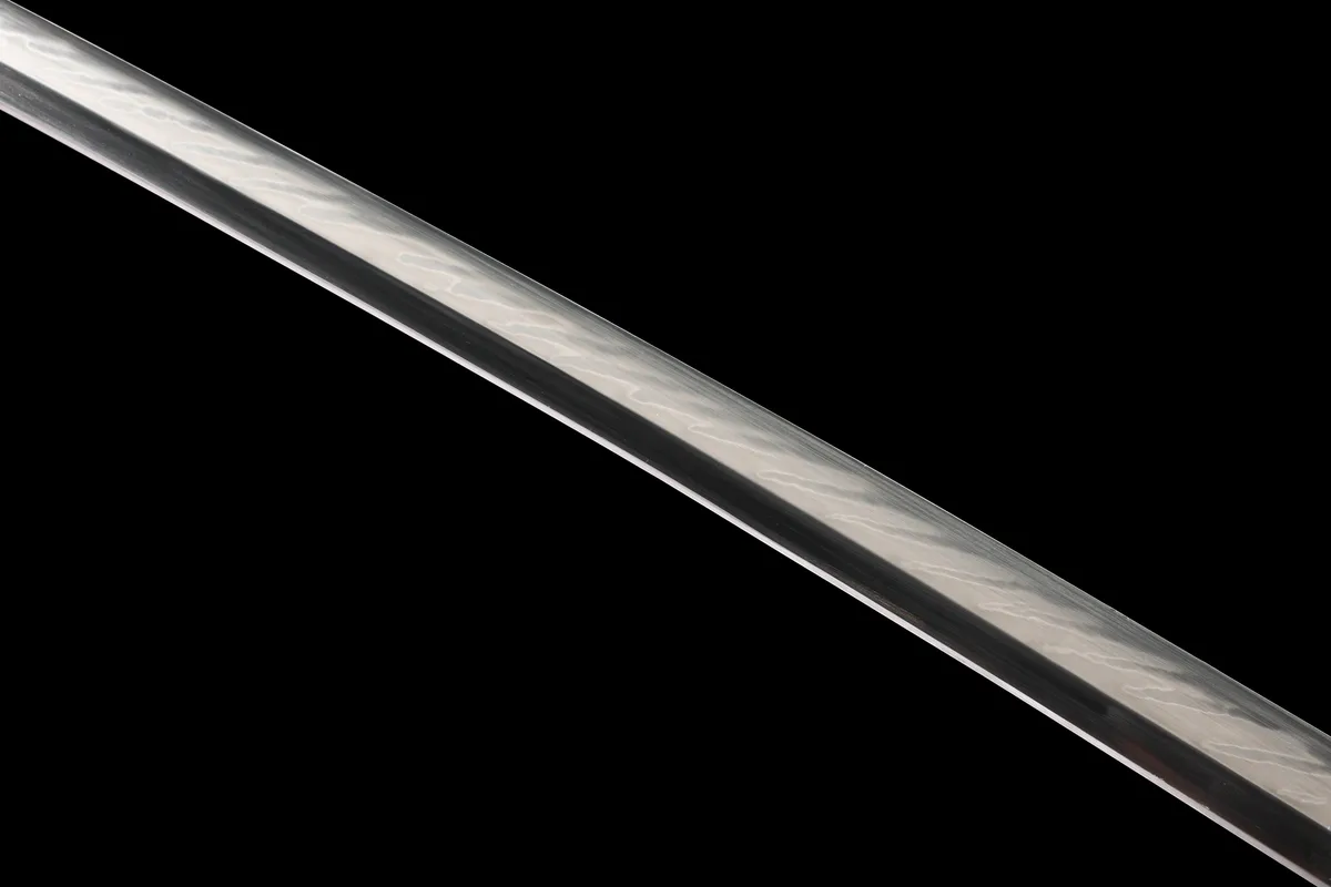 Crimson Flame Cloud Cleave - Hand Forged T10 Tool Steel Katana Sword - Image 13