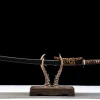 Dark Gold Weave - Hand Forged T10 Tool Steel Katana Sword