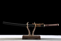Dark Gold Weave - Hand Forged T10 Tool Steel Katana Sword