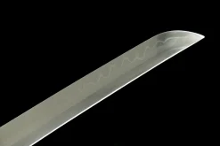 Alternative view of Earth Shadow - Hand Forged T10 Tool Steel Katana Sword