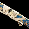 Frost Blossom Drifting Cloud - Hand Forged T10 Tool Steel Katana Sword