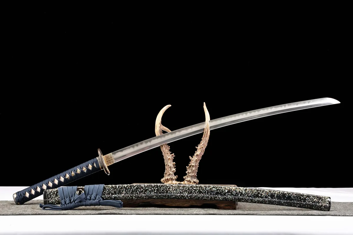 Ink Scale Flowing Light - Hand Forged T10 Tool Steel Katana Sword - Image 7