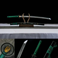Jade Shadow - Hand Forged T10 Tool Steel Katana Sword