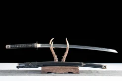 Alternative view of Reverse Blade - Hand Forged T10 Tool Steel Katana Sword