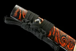 Alternative view of Shadow Carve Tanto - Hand Forged T10 Tool Steel Tanto Sword